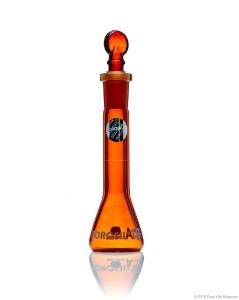 Amber volumetric flask wide neck 10 ml