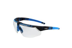 Uvex Avatar Blue Frame Safety Glass, Clear