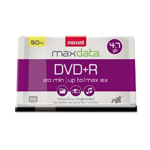 Maxell® DVD+R High-Speed Recordable Disc, Essendant LLC MS