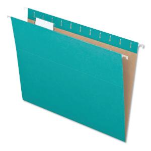 Colored hanging file folders