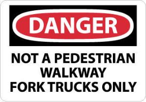 Pedestrian Walkway Signs, National Marker