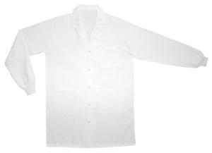 Unisex Knit Cuff Lab Coat, with Sanford Consortium and Sanford/Burnham Logos, CritiCore Protective Wear