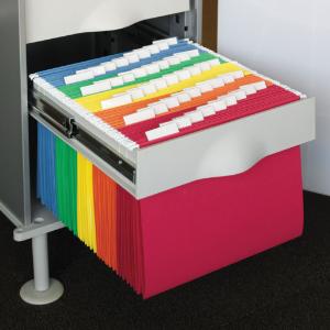 Colored hanging file folders