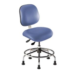 Chair EES SRS ISO 8, gliding, vinyl, blue, 18 - 22"