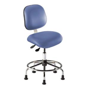 Chair EES SRS ISO 8, gliding, vinyl, blue, 21 - 28"