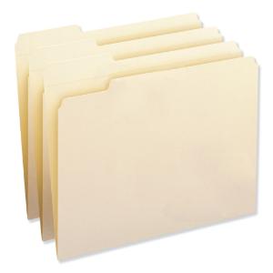 Reinforced tab manila file folder