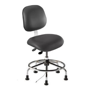 Chair EES SRS ISO 8, ESD gliding, black, 18 - 22"