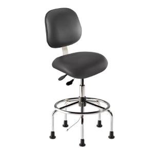 Chair EES SRS ISO 8, ESD gliding, black, 25 - 32"