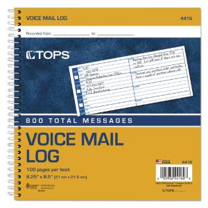 TOPS® Voice Message Log Books, Essendant
