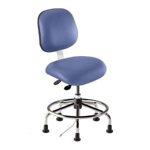 Chair EES SRS ISO 8, ESD gliding, blue, 18 - 22"