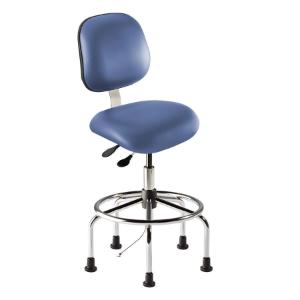 Chair EES SRS ISO 8, ESD gliding, blue, 25 - 32"