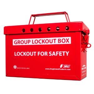ZING Green Safety RecycLockout Group Lockout Box, ZING Enterprises
