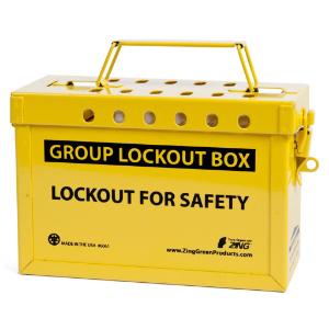 ZING Green Safety RecycLockout Group Lockout Box, ZING Enterprises