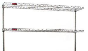 Wire cantilever shelf