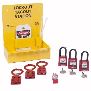 ZING Green Safety RecycLockout Mini Lockout Station with Padlocks, ZING Enterprises