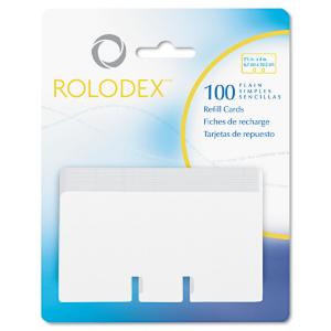 Rolodex™ Refill Cards For Business Card Trays