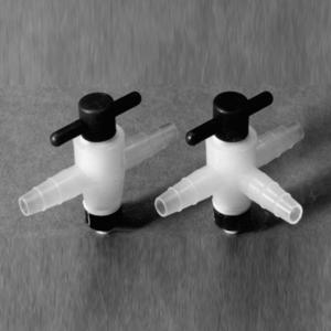 Connectors, with PTFE Plug Valve, Ace Glass Incorporated