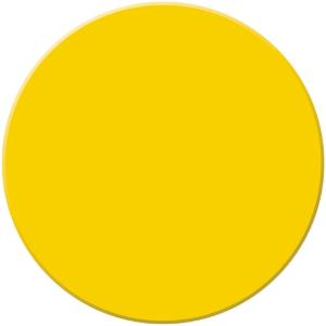 Floor marking shape circle yellow