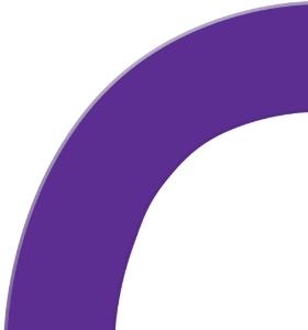 Floor marking shape 90° curve corner purple