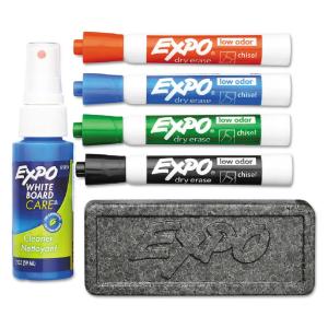 EXPO® Low-Odor Dry Erase Marker Starter Set, Essendant