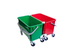 Double bucket system, green/red