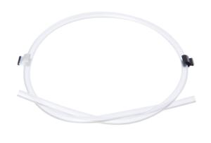Tubing, PVC, 3,18 mm Int.Ø, black/white