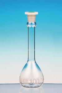 Volumetric Flasks with White Neck and [ST] Polyethylene Stopper, Class A