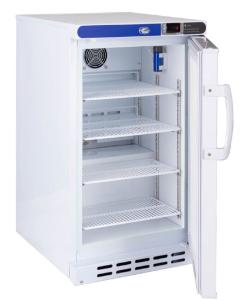 Built-in undercounter refrigerator, internal view