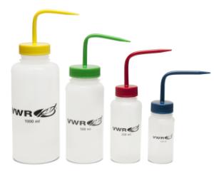 VWR® Wide Mouth Wash Bottles, LDPE