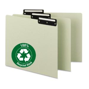 Recycled blank top tab file guides