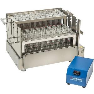 Environmental Express®  TKN 28-well system, includes block, TKN100 base controller, rack, 28× threaded tubes with stoppers