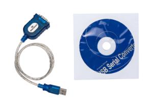 Brady® Serial Adapter Cable, Blue/Gray, Brady