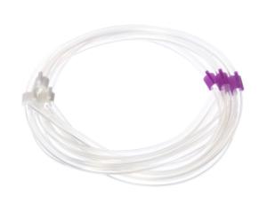 Tubing, silicone, 2,79 mm Int.Ø, purple/white