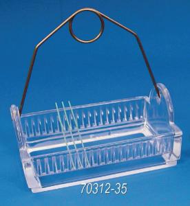 16/32 Slide Glass Rack With Handle