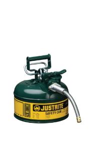 Type II AccuFlow™ Safety Cans for various types of liquids, Justrite®