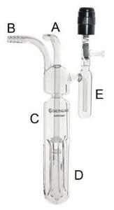 Schlenk In-Line Bubbler, Pressure Release, Lafler, Airfree, Chemglass