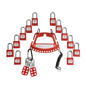 Carrier lock or tag key diff nylon padlocks