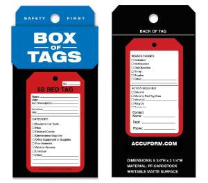 Box of tags