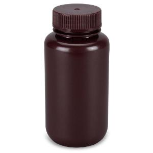 Amber HDPE bottle, 250 ml