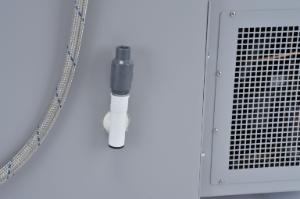 LN2 backup system connection on ULT chest freezer