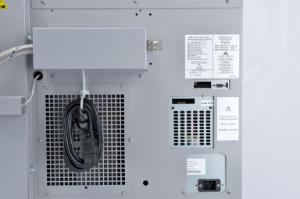 LN2 backup system connection on ULT chest freezer