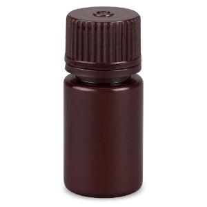 Amber HDPE bottle, 15 ml