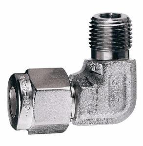 Stainless Steel Compression to NPT(M) Adapter Elbows