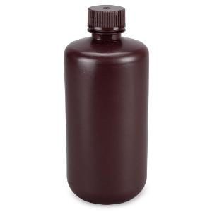 Amber HDPE bottle, 500 ml