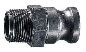 Male Cam to Male NPT Threaded Adapters, Polypropylene
