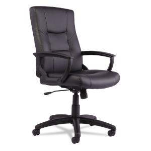 Alera® YR Series Executive High - Back Swivel/Tilt Leather Chair