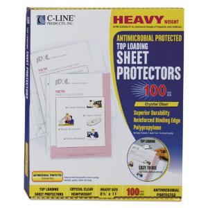 C-Line® Sheet Protector with Microban® Antimicrobial Protection, Essendant