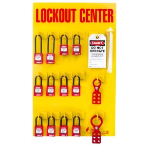 ZING Green Safety RecycLockout Lockout Tagout Station, 12 Padlock, ZING Enterprises