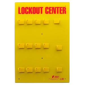ZING Green Safety RecycLockout Lockout Tagout Station, 12 Padlock, ZING Enterprises