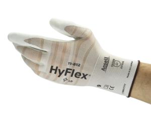 HyFlex® white palm coated gloves